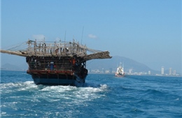 Lai dắt an toàn tàu cá gặp nạn trên biển